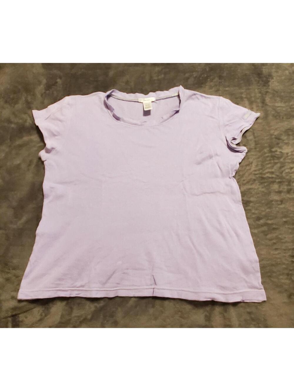 WOMENS DKNY SLEEPWEAR / LOUNGEWEAR TOP - LAVENDER - SIZE MEDIUM